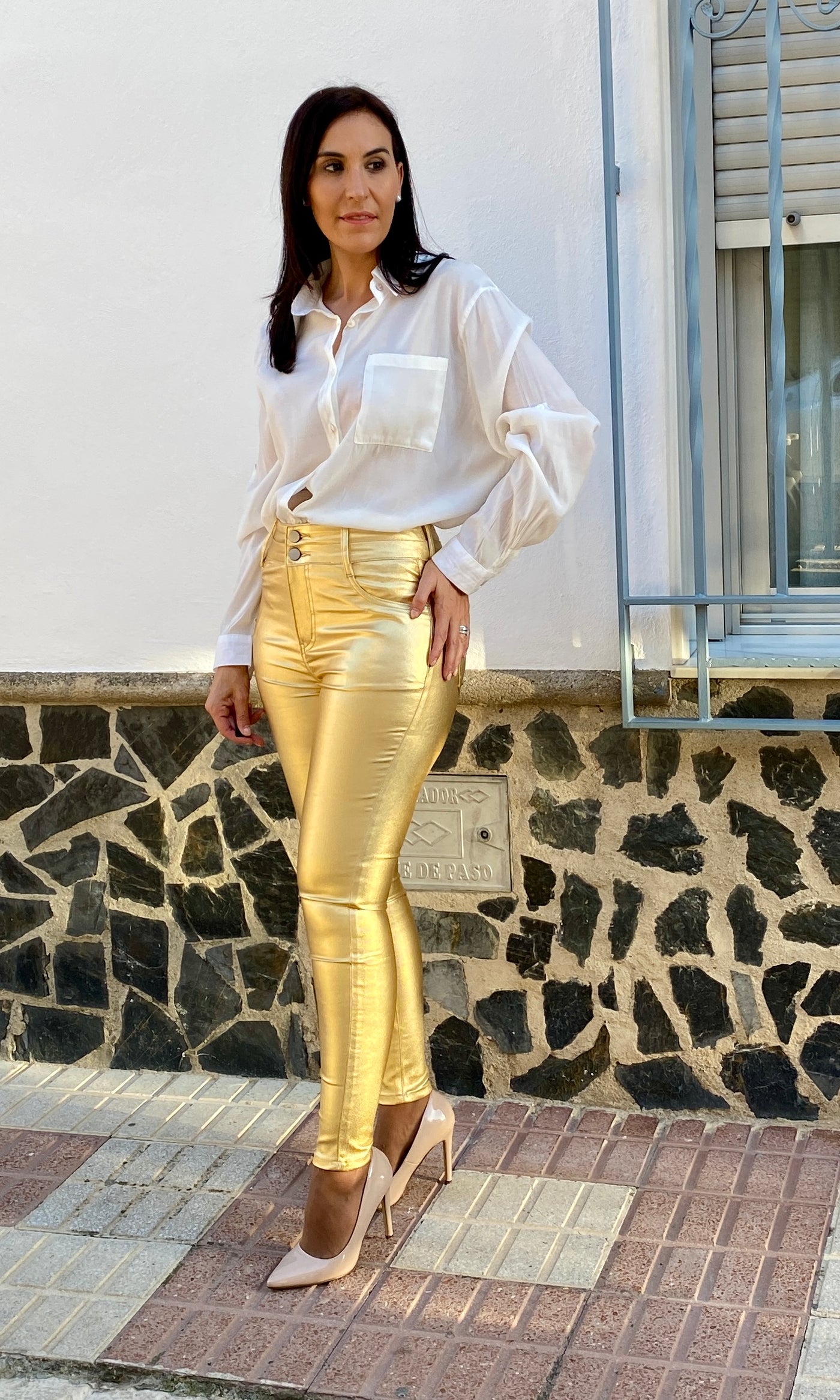 Pantalón Dorado