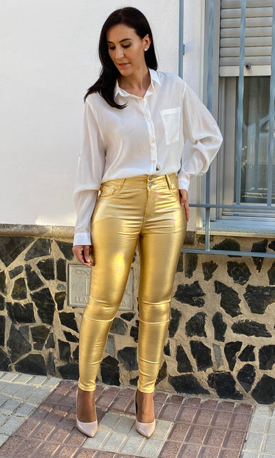 Pantalón Dorado