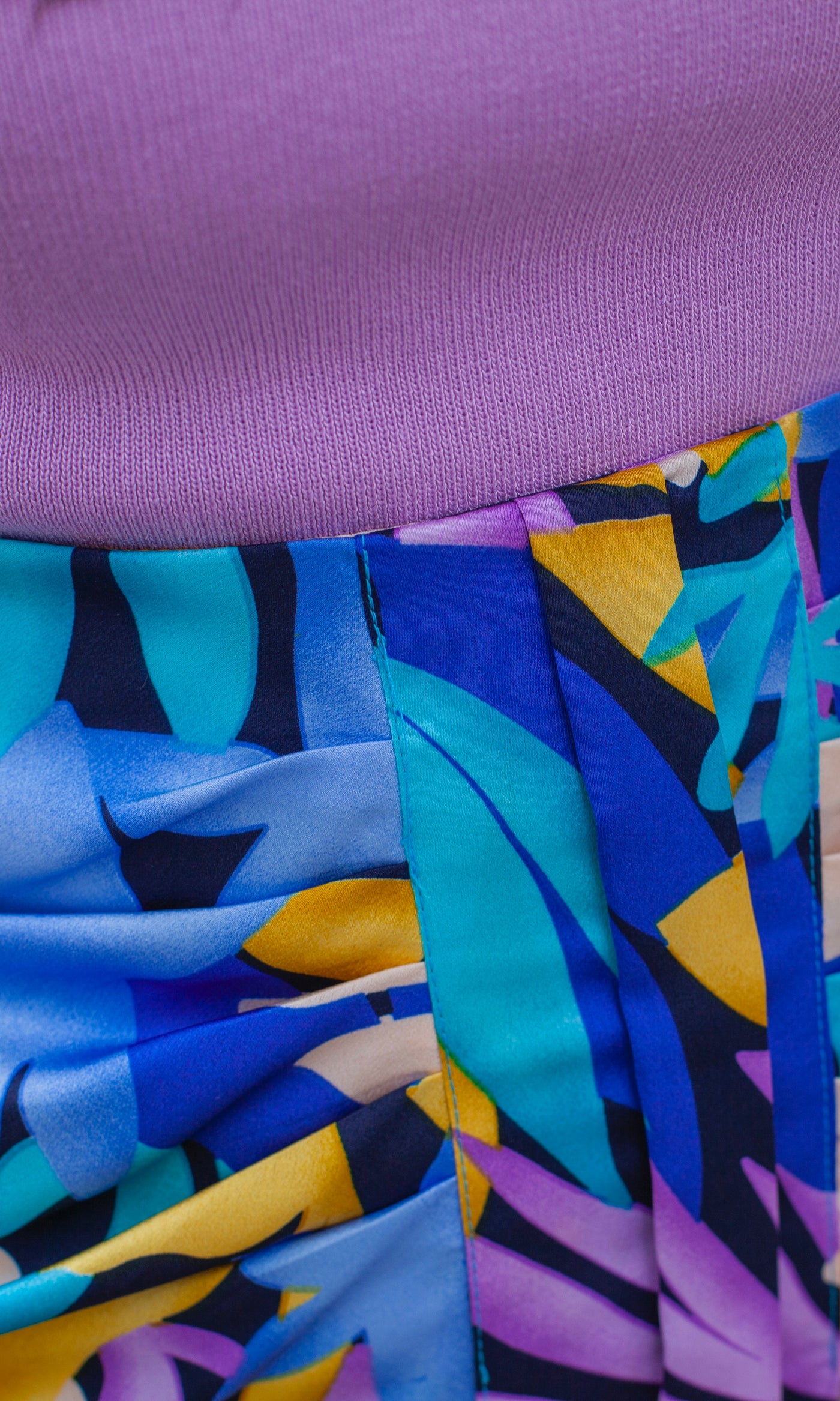 Falda Nudo Morada