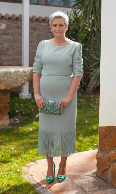 Vestido Flecos