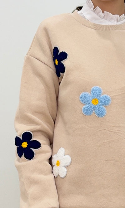 Sudadera Flores
