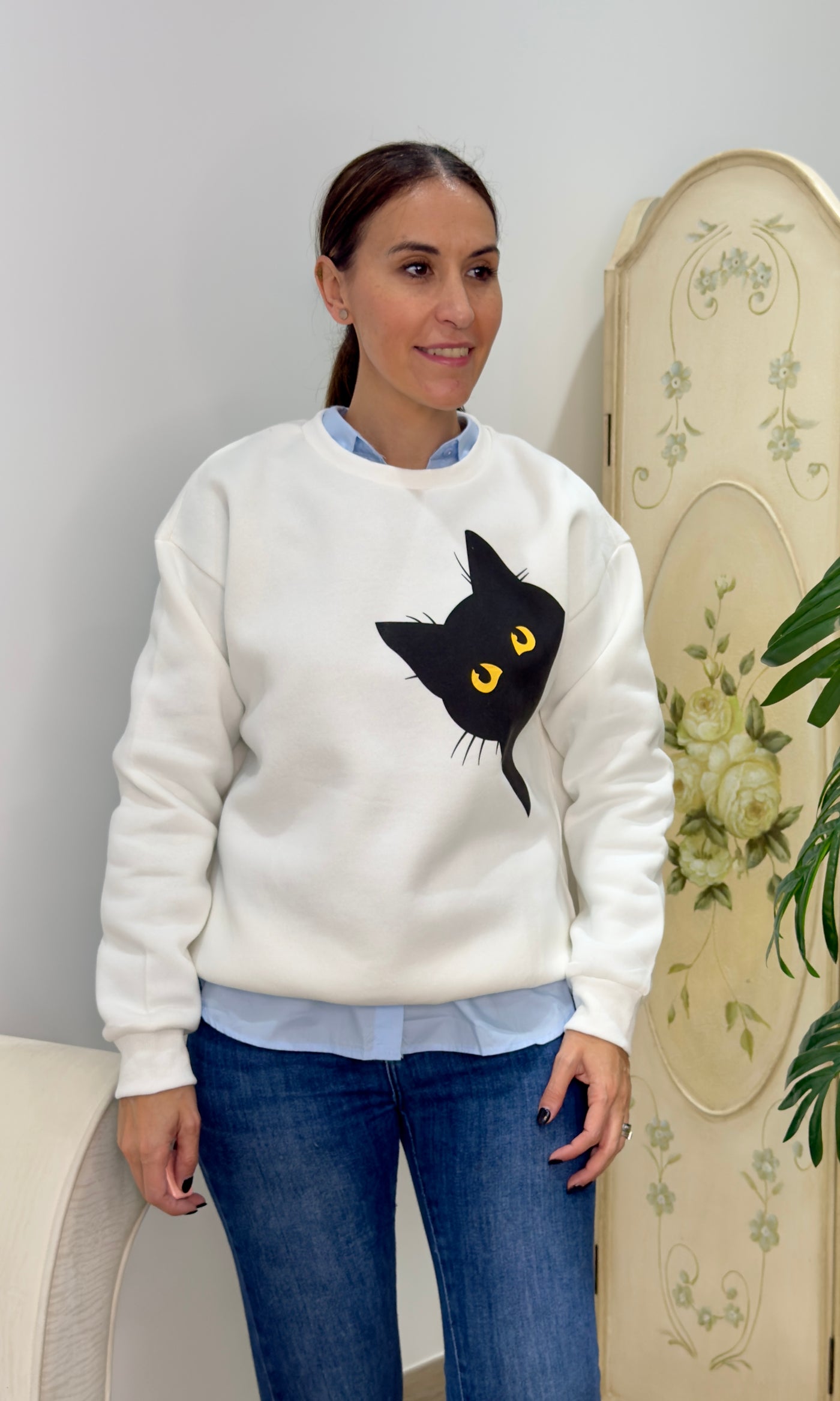 Sudadera Gato