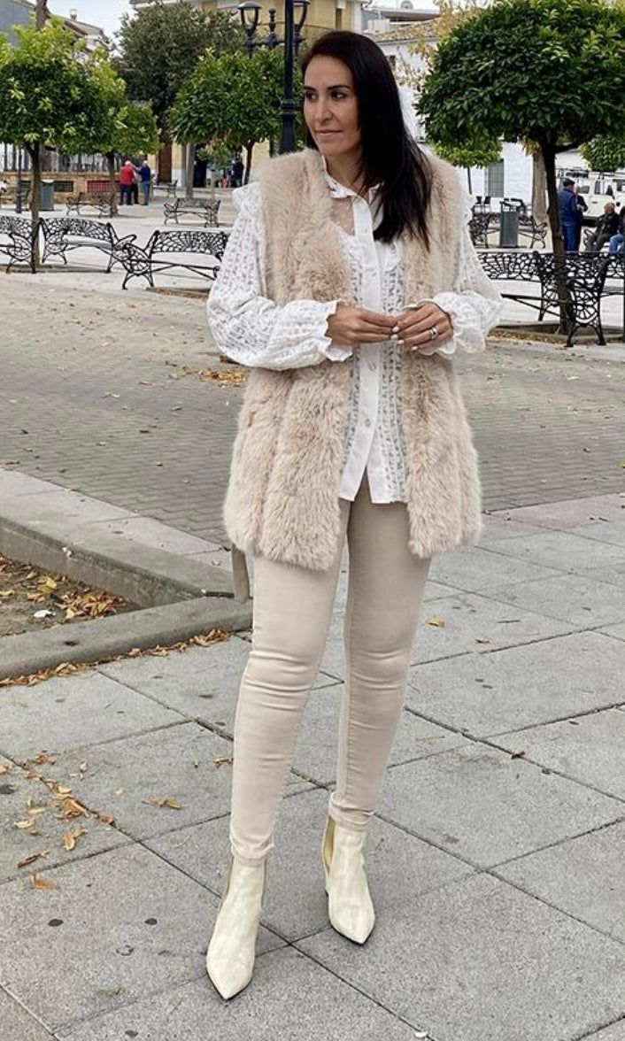 Jeans Básico Marfil