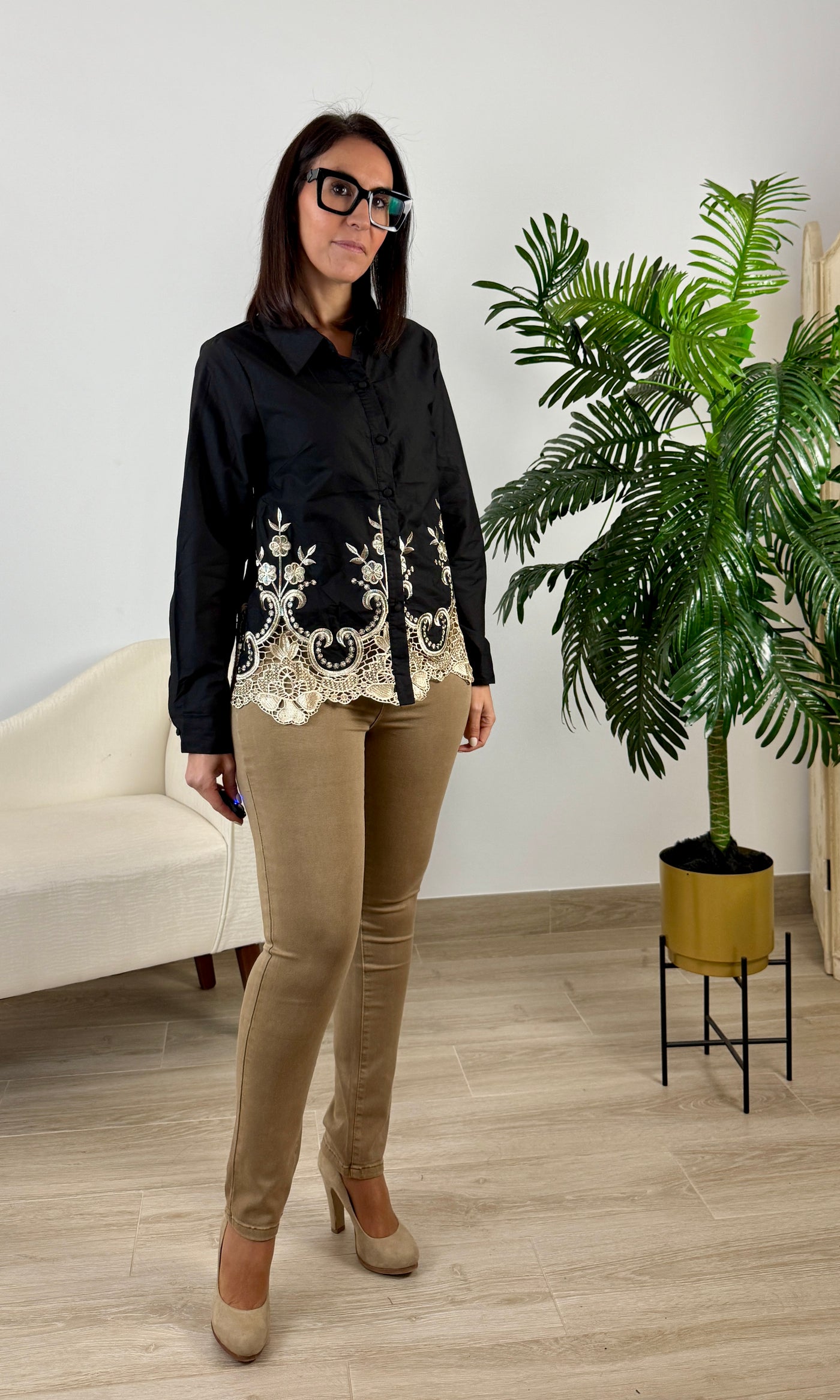 Jeans Básico Camel