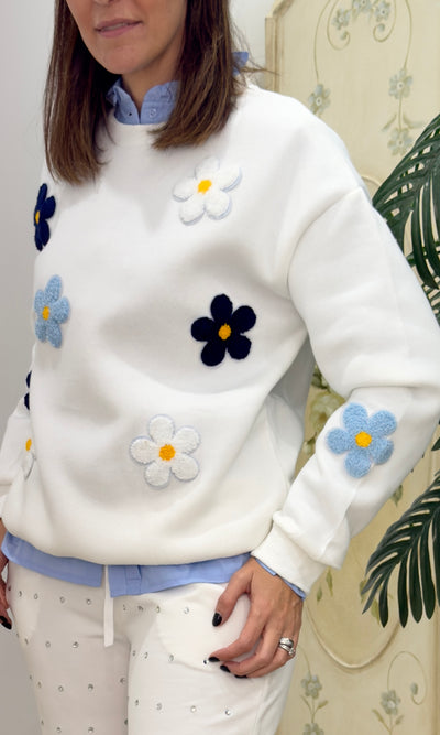 Sudadera Flores