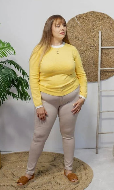 Jeans Básico Marfil