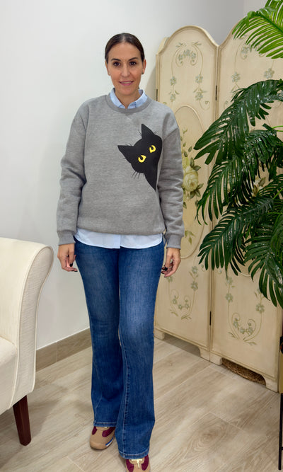 Sudadera Gato