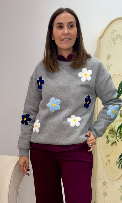 Sudadera Flores