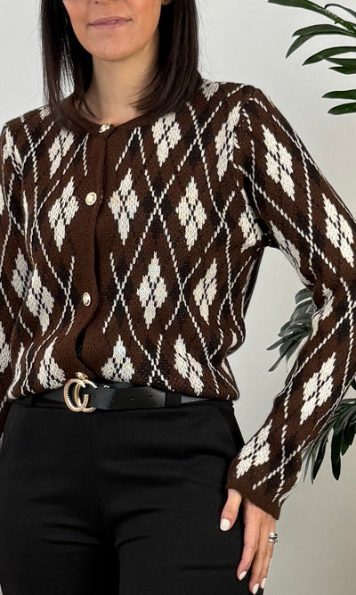 Cárdigan Sofia Marron