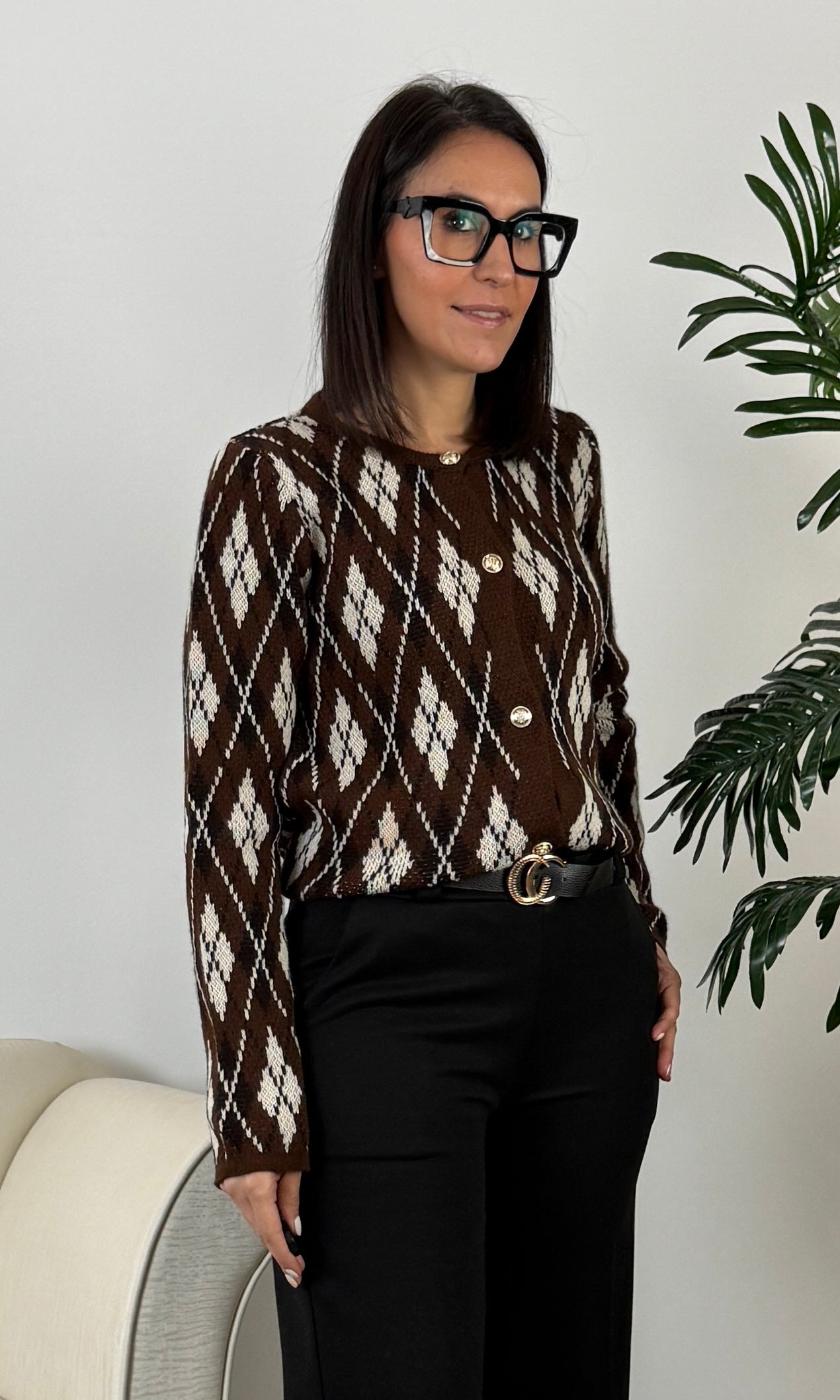 Cárdigan Sofia Marron