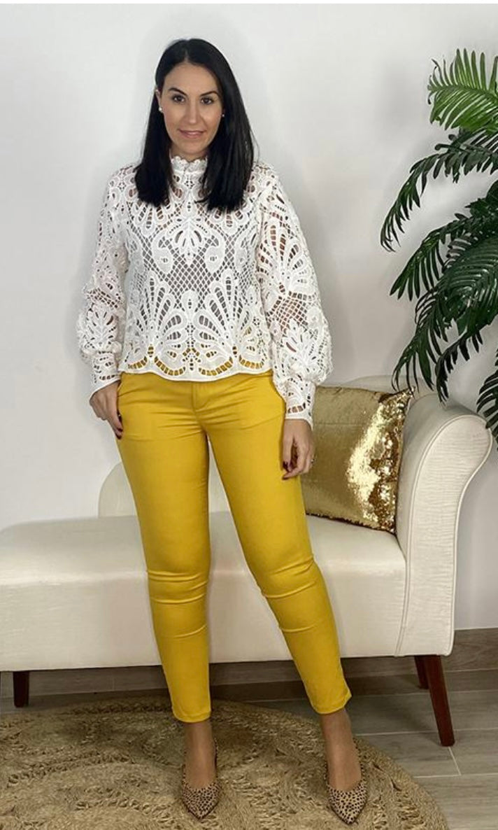 Pantalón Sastre Mostaza