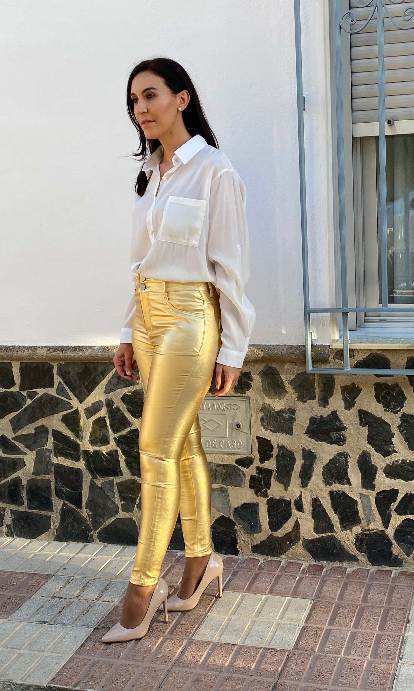 Pantalón Dorado