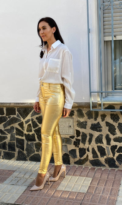 Pantalón Dorado