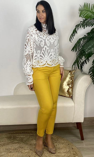 Pantalón Sastre Mostaza