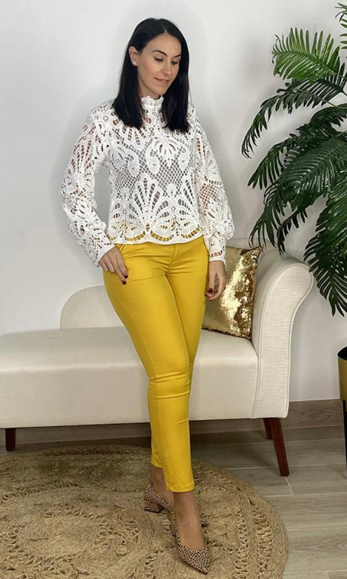 Pantalón Sastre Mostaza