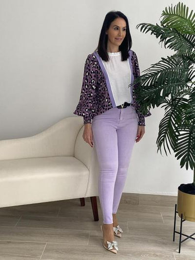 Jeans Básico Malva