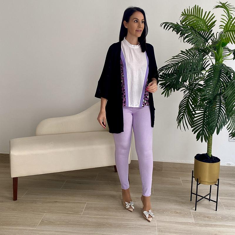 Jeans Básico Malva