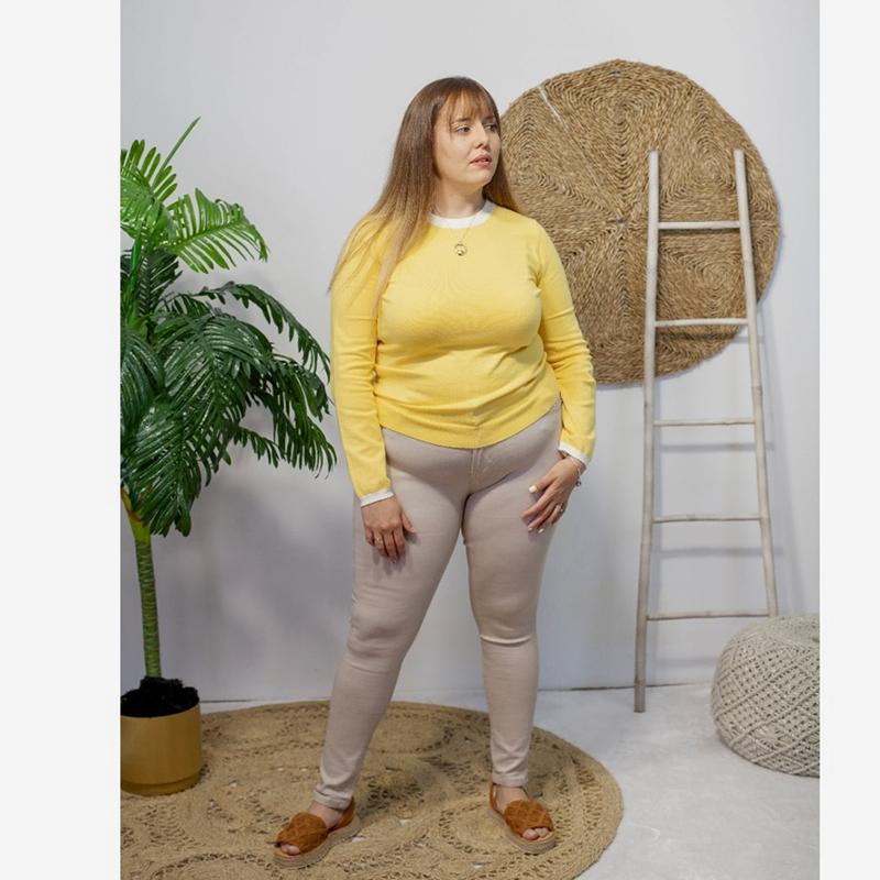 Jeans Básico Marfil