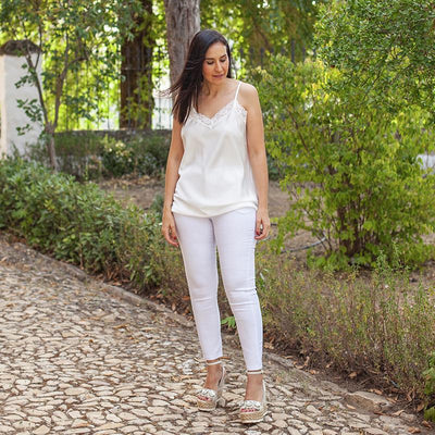 Pantalón Sastre Blanco