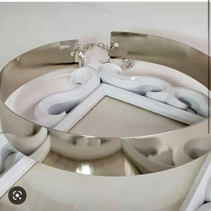 Cinturón Rígido Plata