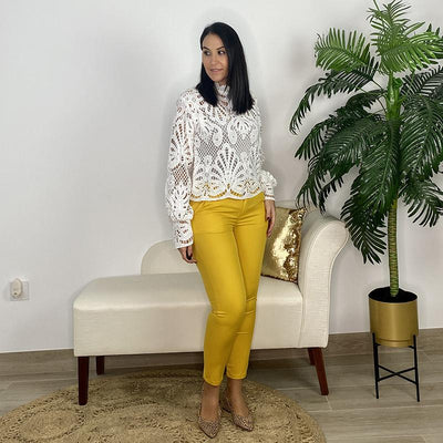 Pantalón Sastre Mostaza
