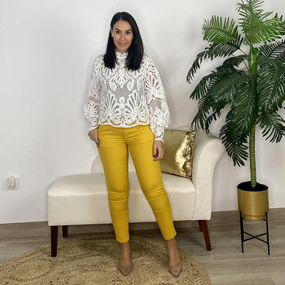 Pantalón Sastre Mostaza